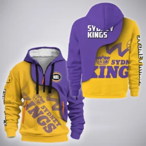Sydney Kings Hoodie Half Zipper  NBL Australia 2025 For Fan Sydney Kings HVN1144SK071925HODZ