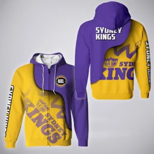 Sydney Kings Zipper Hoodie  NBL Australia 2025 For Fan Sydney Kings HVN1144SK071925ZHD