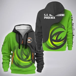 S.E. Melbourne Phoenix Hoodie Half Zipper  NBL Australia 2025 For Fan S.E. Melbourne Phoenix HVN1144SP071925HODZ