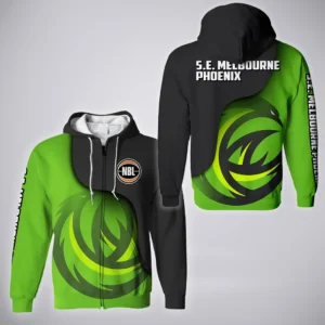 S.E. Melbourne Phoenix Zipper Hoodie  NBL Australia 2025 For Fan S.E. Melbourne Phoenix HVN1144SP071925ZHD