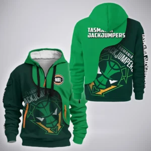 Tasmania JackJumpers Hoodie Half Zipper  NBL Australia 2025 For Fan Tasmania JackJumpers HVN1144TJ071925HODZ