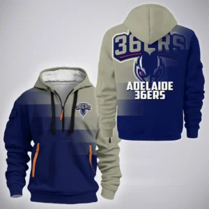 Adelaide 36ers Hoodie Half Zipper  NBL Australia 2025 For Fan Adelaide 36ers HVN1145AD071925HODZ