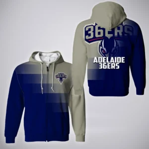 Adelaide 36ers Zipper Hoodie  NBL Australia 2025 For Fan Adelaide 36ers HVN1145AD071925ZHD
