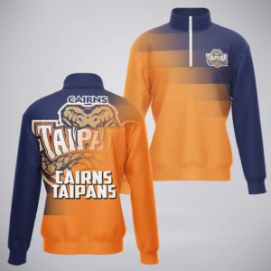 Cairns Taipans Quarter-Zip Sweatshirt  NBL Australia 2025 For Fan Cairns Taipans HVN1145CT071925QZ