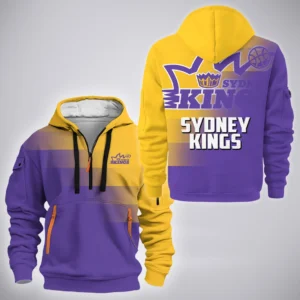 Sydney Kings Hoodie Half Zipper  NBL Australia 2025 For Fan Sydney Kings HVN1145SK071925HODZ