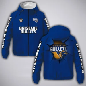 Brisbane Bullets Windbreaker Jacket  NBL Australia 2025 For Fan Brisbane Bullets HVN1146BB071925WB