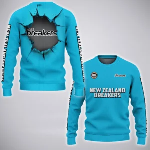New Zealand Breakers Sweatshirt  NBL Australia 2025 For Fan New Zealand Breakers HVN1146NB071925SW