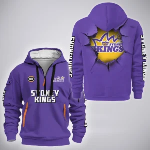 Sydney Kings Hoodie Half Zipper  NBL Australia 2025 For Fan Sydney Kings HVN1146SK071925HODZ