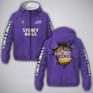 Sydney Kings Windbreaker Jacket  NBL Australia 2025 For Fan Sydney Kings HVN1146SK071925WB