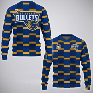 Brisbane Bullets Sweatshirt  NBL Australia 2025 For Fan Brisbane Bullets HVN1147BB071925SW