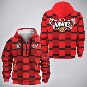 Illawarra Hawks Hoodie Half Zipper  NBL Australia 2025 For Fan Illawarra Hawks HVN1147IH071925HODZ