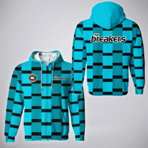 New Zealand Breakers Zipper Hoodie  NBL Australia 2025 For Fan New Zealand Breakers HVN1147NB071925ZHD