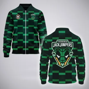 Tasmania JackJumpers Bomber Jacket  NBL Australia 2025 For Fan Tasmania JackJumpers HVN1147TJ071925BOB