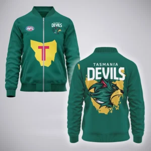 Tasmania  Football Club Bomber Jacket  AFL 2025 For Fan Tasmania HVN1148TAS072125BOB