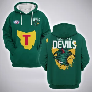 Tasmania  Football Club Hoodie  AFL 2025 For Fan Tasmania HVN1148TAS072125HOD