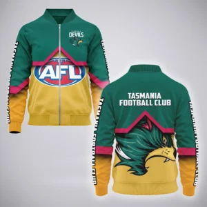 Tasmania  Football Club Bomber Jacket  AFL 2025 For Fan Tasmania HVN1149TAS072125BOB