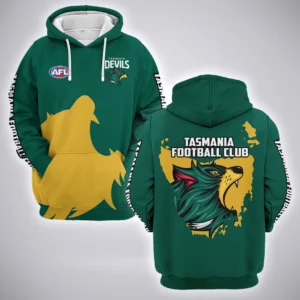 Tasmania  Football Club Hoodie  AFL 2025 For Fan Tasmania HVN1150TAS072125HOD