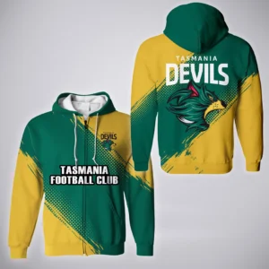 Tasmania  Football Club Zipper Hoodie  AFL 2025 For Fan Tasmania HVN1151TAS072125ZHD