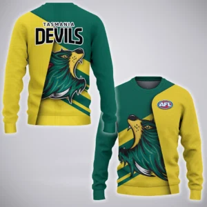 Tasmania  Football Club Sweatshirt  AFL 2025 For Fan Tasmania HVN1153TAS072125SW