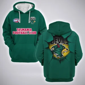 Tasmania  Football Club Hoodie  AFL 2025 For Fan Tasmania HVN1154TAS072125HOD