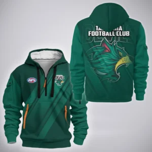 Tasmania  Football Club Hoodie Half Zipper  AFL 2025 For Fan Tasmania HVN1155TAS072425HODZ