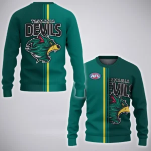 Tasmania  Football Club Sweatshirt  AFL 2025 For Fan Tasmania HVN1156TAS072425SW