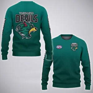 Tasmania  Football Club Sweatshirt  AFL 2025 For Fan Tasmania HVN1158TAS072425SW