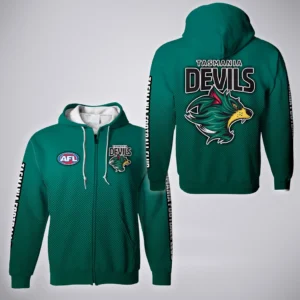 Tasmania  Football Club Zipper Hoodie  AFL 2025 For Fan Tasmania HVN1158TAS072425ZHD
