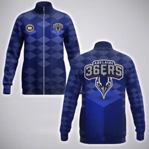 Adelaide 36ers Stand Collar Jacket  NBL 2025 For Fan Adelaide 36ers HVN1161AD072425SCJ