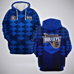 Brisbane Bullets Hoodie  NBL 2025 For Fan Brisbane Bullets HVN1161BB072425HOD