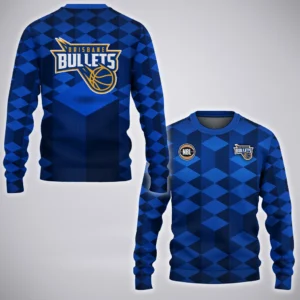 Brisbane Bullets Sweatshirt  NBL 2025 For Fan Brisbane Bullets HVN1161BB072425SW