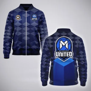 Melbourne United Bomber Jacket  NBL 2025 For Fan Melbourne United HVN1161MU072425BOB