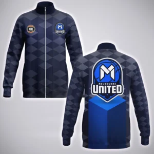 Melbourne United Stand Collar Jacket  NBL 2025 For Fan Melbourne United HVN1161MU072425SCJ