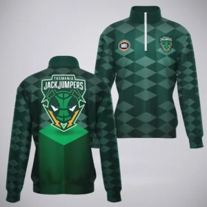 Tasmania JackJumpers Quarter-Zip Sweatshirt  NBL 2025 For Fan Tasmania JackJumpers HVN1161TJ072425QZ