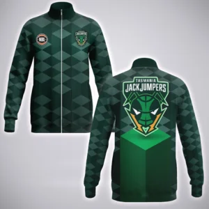 Tasmania JackJumpers Stand Collar Jacket  NBL 2025 For Fan Tasmania JackJumpers HVN1161TJ072425SCJ