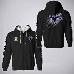 Adelaide 36ers Zipper Hoodie  NBL 2025 For Fan Adelaide 36ers HVN1162072525AD HVN1162072525ADZHD - Black