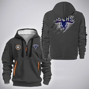 Adelaide 36ers Hoodie Half Zipper  NBL 2025 For Fan Adelaide 36ers HVN1162072525ADHODZ - Gray