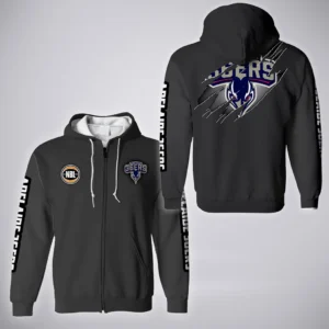 Adelaide 36ers Zipper Hoodie  NBL 2025 For Fan Adelaide 36ers HVN1162072525AD  HVN1162072525ADZHD - Gray