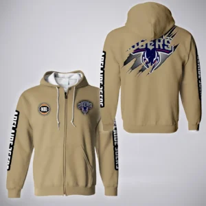 Adelaide 36ers Zipper Hoodie  NBL 2025 For Fan Adelaide 36ers HVN1162072525AD HVN1162072525ADZHD - Khaki