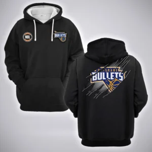 Brisbane Bullets Hoodie  NBL 2025 For Fan Brisbane Bullets HVN1162072525BB HVN1162072525BBHOD - Black