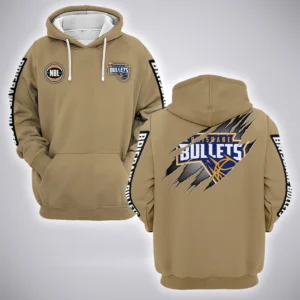 Brisbane Bullets Hoodie  NBL 2025 For Fan Brisbane Bullets HVN1162072525BB HVN1162072525BBHOD - Khaki