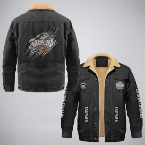 Cairns Taipans Jacket Fur Collar Fleece  NBL 2025 For Fan Cairns Taipans HVN1162072525CT  HVN1162072525CT - Black