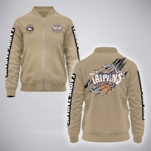 Cairns Taipans Bomber Jacket  NBL 2025 For Fan Cairns Taipans HVN1162072525CT HVN1162072525CTBOB -Khaki