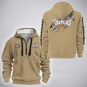 Cairns Taipans Hoodie Half Zipper  NBL 2025 For Fan Cairns Taipans HVN1162072525CTHODZ - Khaki