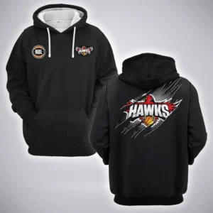 Illawarra Hawks Hoodie  NBL 2025 For Fan Illawarra Hawks HVN1162072525IH HVN1162072525IHHOD - Black