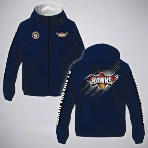 Illawarra Hawks Windbreaker Jacket  NBL 2025 For Fan Illawarra Hawks HVN1162072525IH HVN1162072525IHWB - Blue