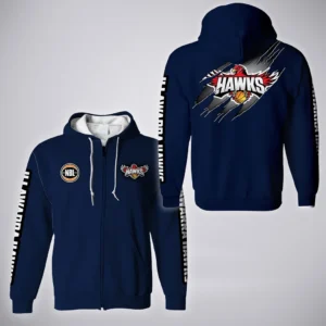 Illawarra Hawks Zipper Hoodie  NBL 2025 For Fan Illawarra Hawks HVN1162072525IH HVN1162072525IHZHD - Blue