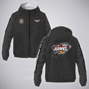 Illawarra Hawks Windbreaker Jacket  NBL 2025 For Fan Illawarra Hawks HVN1162072525IH HVN1162072525IHWB - Gray
