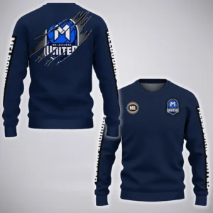 Melbourne United Sweatshirt  NBL 2025 For Fan Melbourne United HVN1162072525MU HVN1162072525MUSW_BL