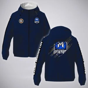 Melbourne United Windbreaker Jacket  NBL 2025 For Fan Melbourne United HVN1162072525MU HVN1162072525MUWB - Blue